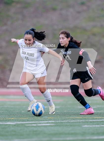 Thumbnail 3 in El Camino Real vs San Pedro (CIF LACS Quarter finals) photogallery.