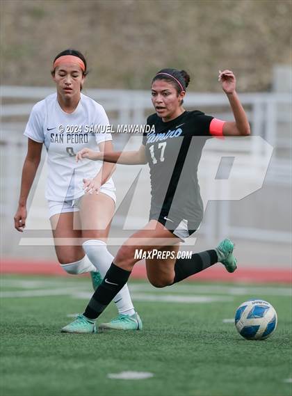 Thumbnail 2 in El Camino Real vs San Pedro (CIF LACS Quarter finals) photogallery.