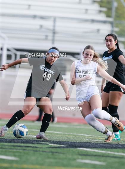 Thumbnail 1 in El Camino Real vs San Pedro (CIF LACS Quarter finals) photogallery.