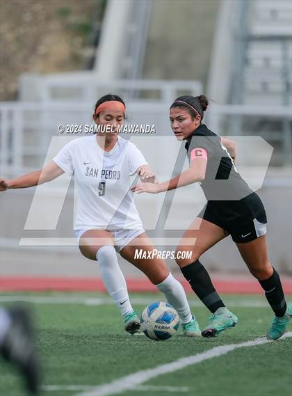 Thumbnail 2 in El Camino Real vs San Pedro (CIF LACS Quarter finals) photogallery.