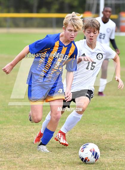 Thumbnail 3 in Lee Christian vs. Cape Fear Christian Academy (NCISAA 1A Final) photogallery.