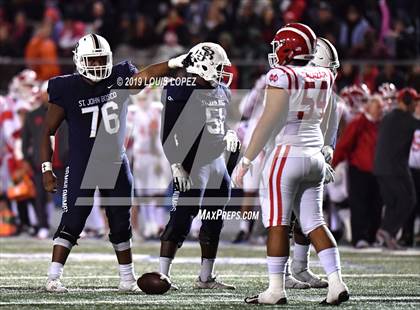 Thumbnail 1 in Mater Dei vs. St. John Bosco (CIF SS DIV 1 Championship Final) photogallery.