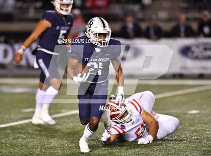 Thumbnail 1 in Mater Dei vs. St. John Bosco (CIF SS DIV 1 Championship Final) photogallery.