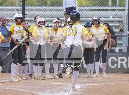 Thumbnail 3 in Richmond Hill vs West Laurens (GHSA Slow Pitch Softball Championship) photogallery.