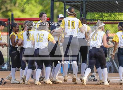 Thumbnail 3 in Richmond Hill vs West Laurens (GHSA Slow Pitch Softball Championship) photogallery.