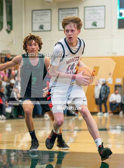 Thumbnail 2 in Modesto Christian vs. St. Joseph (MLK Classic) photogallery.