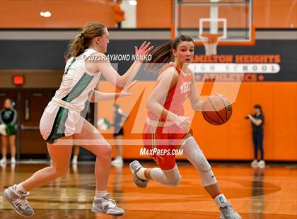 Thumbnail 2 in Hamilton Heights vs. Yorktown (IHSAA Class 3A Sectional Championship) photogallery.