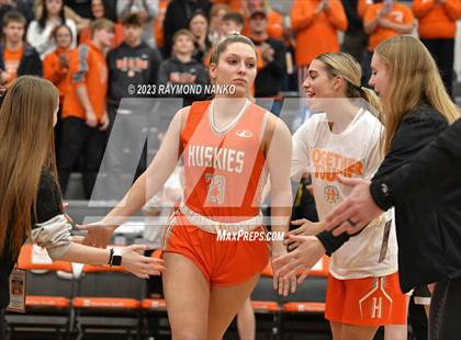 Thumbnail 2 in Hamilton Heights vs. Yorktown (IHSAA Class 3A Sectional Championship) photogallery.