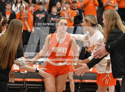 Thumbnail 1 in Hamilton Heights vs. Yorktown (IHSAA Class 3A Sectional Championship) photogallery.