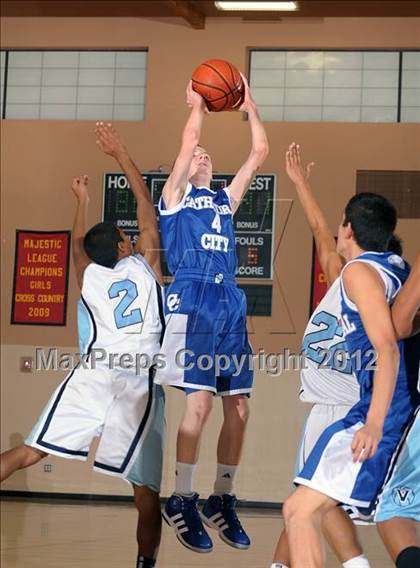 Thumbnail 2 in Valley vs. Cathedral City (MaxPreps Holiday Classic) photogallery.