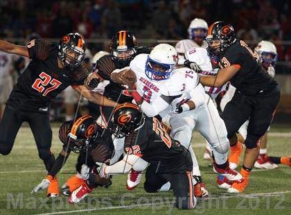 Thumbnail 3 in Gilmer vs. Henderson (UIL 3A Division 2 Quarterfinal Playoff) photogallery.