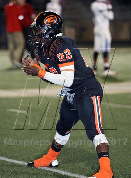 Thumbnail 3 in Gilmer vs. Henderson (UIL 3A Division 2 Quarterfinal Playoff) photogallery.
