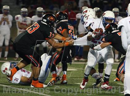 Thumbnail 1 in Gilmer vs. Henderson (UIL 3A Division 2 Quarterfinal Playoff) photogallery.