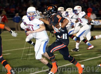 Thumbnail 1 in Gilmer vs. Henderson (UIL 3A Division 2 Quarterfinal Playoff) photogallery.