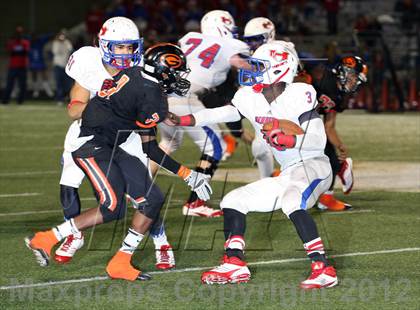 Thumbnail 3 in Gilmer vs. Henderson (UIL 3A Division 2 Quarterfinal Playoff) photogallery.