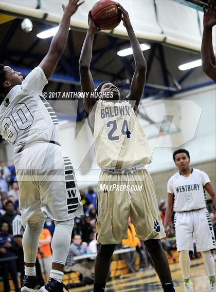 Thumbnail 1 in Westbury vs Baldwin (Section 8 Class AA Semifinal Playoff) photogallery.
