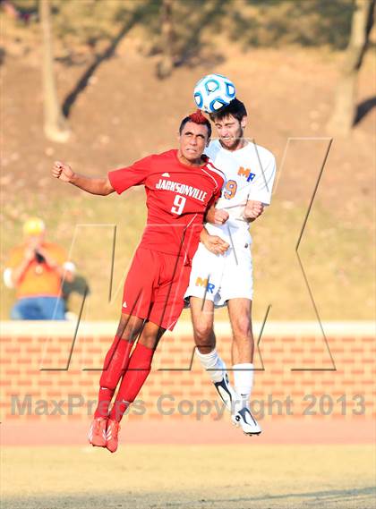 Thumbnail 3 in Jacksonville vs. Marvin Ridge (NCHSAA 3A Final) photogallery.