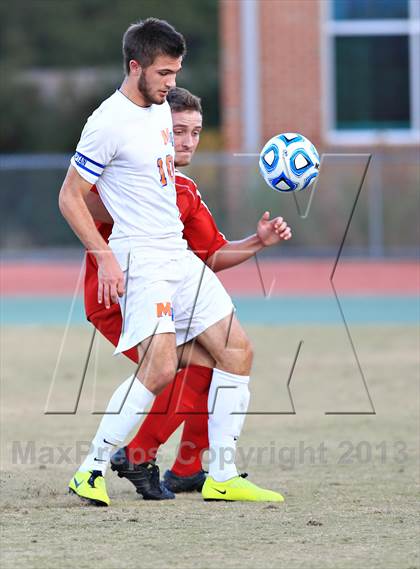 Thumbnail 1 in Jacksonville vs. Marvin Ridge (NCHSAA 3A Final) photogallery.
