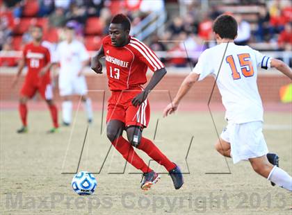 Thumbnail 1 in Jacksonville vs. Marvin Ridge (NCHSAA 3A Final) photogallery.