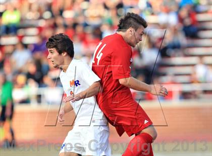 Thumbnail 1 in Jacksonville vs. Marvin Ridge (NCHSAA 3A Final) photogallery.