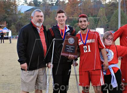 Thumbnail 3 in Jacksonville vs. Marvin Ridge (NCHSAA 3A Final) photogallery.