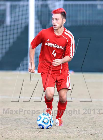 Thumbnail 1 in Jacksonville vs. Marvin Ridge (NCHSAA 3A Final) photogallery.