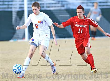 Thumbnail 2 in Jacksonville vs. Marvin Ridge (NCHSAA 3A Final) photogallery.