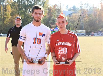 Thumbnail 1 in Jacksonville vs. Marvin Ridge (NCHSAA 3A Final) photogallery.