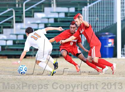 Thumbnail 3 in Jacksonville vs. Marvin Ridge (NCHSAA 3A Final) photogallery.