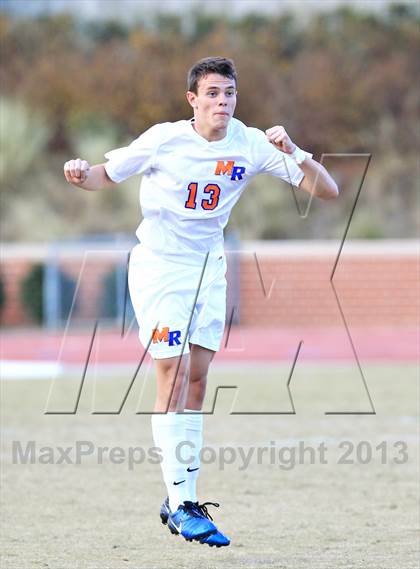 Thumbnail 3 in Jacksonville vs. Marvin Ridge (NCHSAA 3A Final) photogallery.