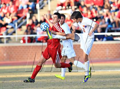 Thumbnail 2 in Jacksonville vs. Marvin Ridge (NCHSAA 3A Final) photogallery.