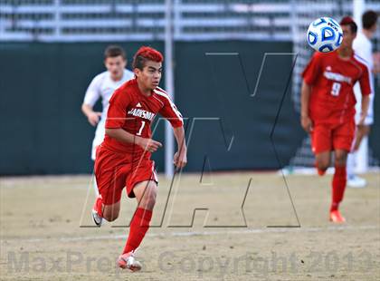 Thumbnail 2 in Jacksonville vs. Marvin Ridge (NCHSAA 3A Final) photogallery.