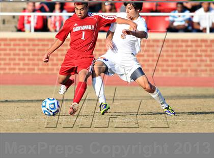 Thumbnail 3 in Jacksonville vs. Marvin Ridge (NCHSAA 3A Final) photogallery.