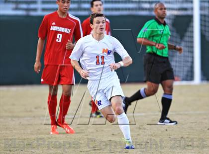 Thumbnail 3 in Jacksonville vs. Marvin Ridge (NCHSAA 3A Final) photogallery.