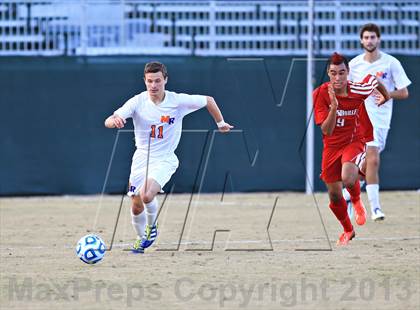 Thumbnail 3 in Jacksonville vs. Marvin Ridge (NCHSAA 3A Final) photogallery.