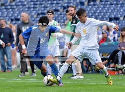 Thumbnail 2 in San Pasqual vs Patrick Henry (Soccer at the Q) photogallery.