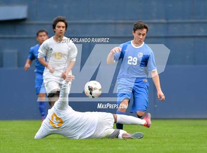 Thumbnail 2 in San Pasqual vs Patrick Henry (Soccer at the Q) photogallery.