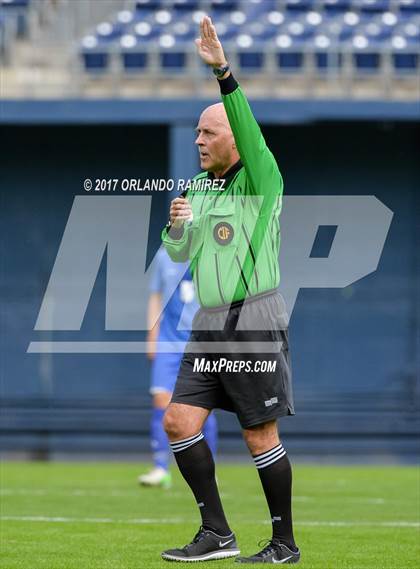 Thumbnail 1 in San Pasqual vs Patrick Henry (Soccer at the Q) photogallery.