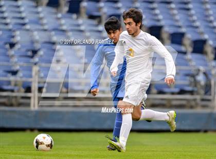 Thumbnail 1 in San Pasqual vs Patrick Henry (Soccer at the Q) photogallery.