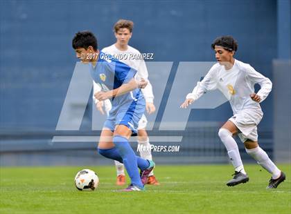 Thumbnail 3 in San Pasqual vs Patrick Henry (Soccer at the Q) photogallery.