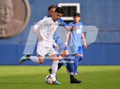 Thumbnail 3 in San Pasqual vs Patrick Henry (Soccer at the Q) photogallery.
