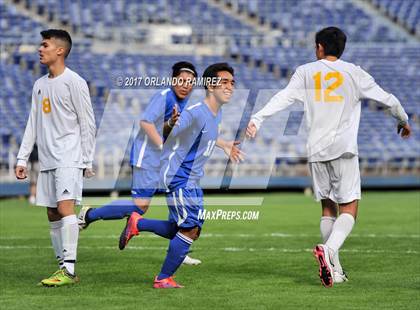 Thumbnail 2 in San Pasqual vs Patrick Henry (Soccer at the Q) photogallery.