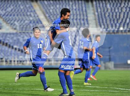 Thumbnail 3 in San Pasqual vs Patrick Henry (Soccer at the Q) photogallery.