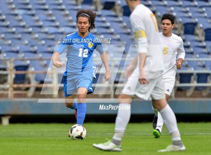 Thumbnail 3 in San Pasqual vs Patrick Henry (Soccer at the Q) photogallery.