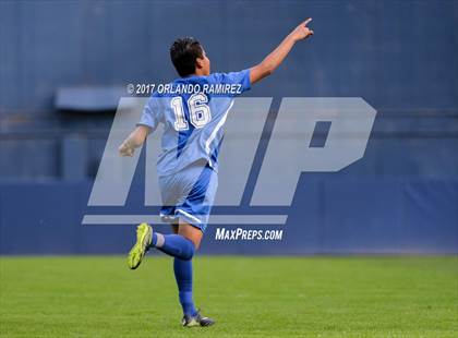 Thumbnail 2 in San Pasqual vs Patrick Henry (Soccer at the Q) photogallery.