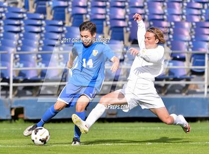 Thumbnail 1 in San Pasqual vs Patrick Henry (Soccer at the Q) photogallery.