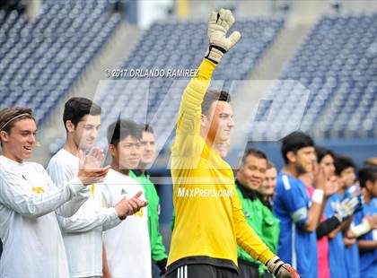 Thumbnail 2 in San Pasqual vs Patrick Henry (Soccer at the Q) photogallery.