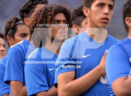 Thumbnail 2 in San Pasqual vs Patrick Henry (Soccer at the Q) photogallery.