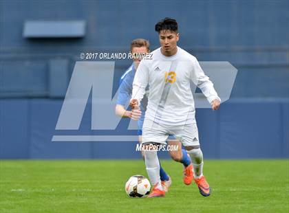 Thumbnail 3 in San Pasqual vs Patrick Henry (Soccer at the Q) photogallery.