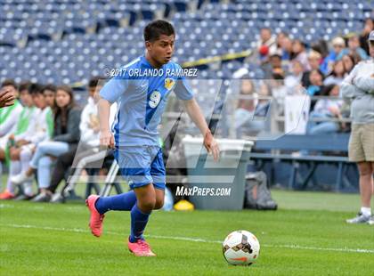 Thumbnail 1 in San Pasqual vs Patrick Henry (Soccer at the Q) photogallery.